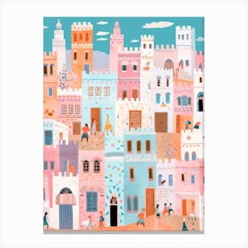 Essaouira Morocco 4 Illustration Canvas Print