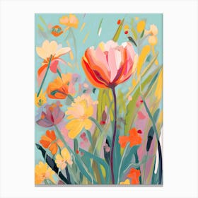 Tulips In Bloom Canvas Print