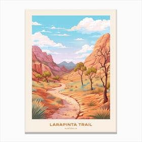 Larapinta Trail Australia Hike Poster Canvas Print