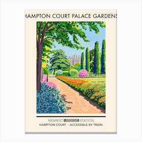 Hampton Court Palace Gardens London Parks Garden 1 Canvas Print