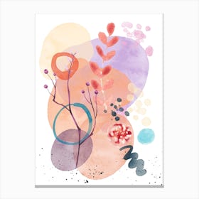 Abstract Watercolor Painting 2 Canvas Print