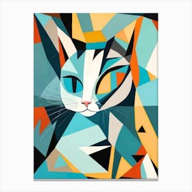 Abstract Cat 1 Canvas Print