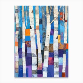 Colorful Trees In The Forest 7 Canvas Print