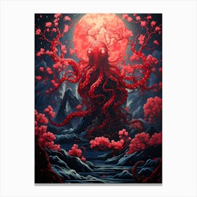 Octopus Canvas Print