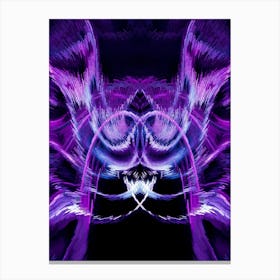 Purple Wings Canvas Print