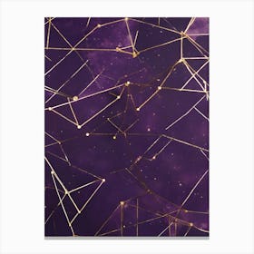 Constellations Wallpaper Canvas Print