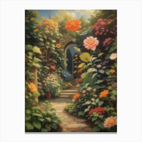 The Garden Path Canvas Print