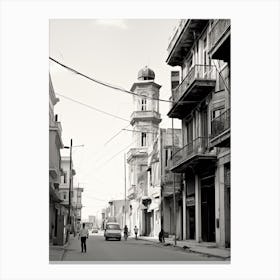 Izmir, Turkey, Photography In Black And White 3 Canvas Print