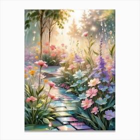 Flower Garden Canvas Print