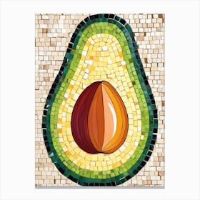 Avocado Mosaic 6 Canvas Print