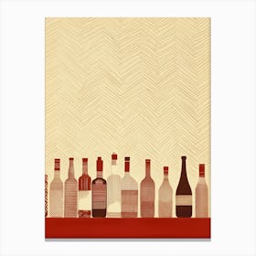 Collection Of Bottles Canvas Print