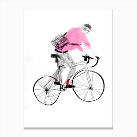 Coolest One On The Cycle Lane Canvas Print
