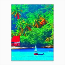 Andaman And Nicobar Islands India Pop Art Photography Tropical Destination Canvas Print