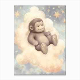 Sleeping Baby Gorilla 1 Canvas Print