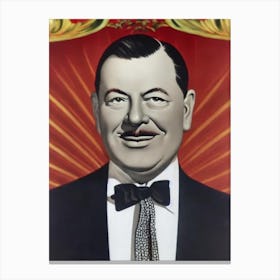 Charles Coburn Illustration Movies Canvas Print