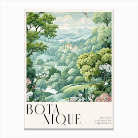 Botanique Fantasy Gardens Of The World 28 Canvas Print