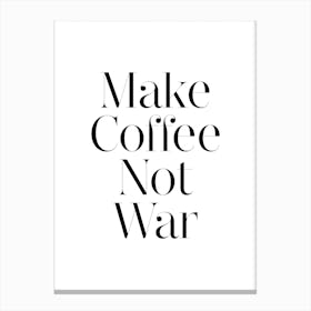 Make Coffee B Canvas Print