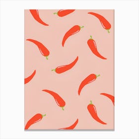 Red Chili Peppers Canvas Print