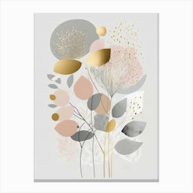 Gold And Blush Canvas Print