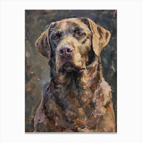Labrador Retriever Acrylic Painting 8 Canvas Print