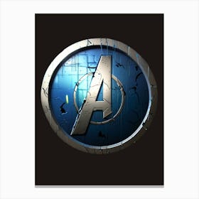 Avengers Logo Canvas Print