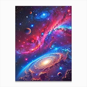 Galaxy Painting 3 Canvas Print