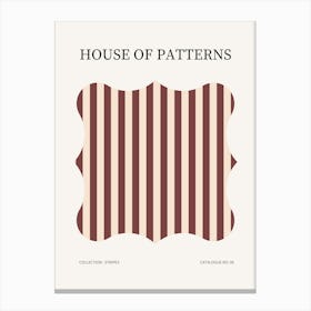 Stripes Pattern Poster 6 Canvas Print