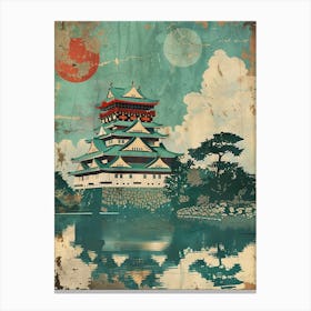 Nijo Castle Japan Mid Century Modern Canvas Print