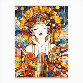 Klimt'S Woman Canvas Print