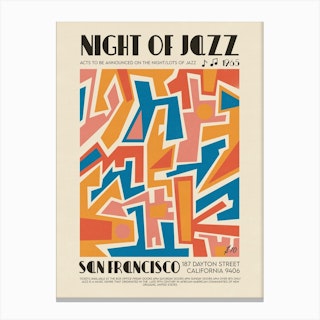 The San Francisco Jazz Canvas Print