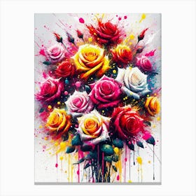 Bouquet Of Flowers Canvas Print