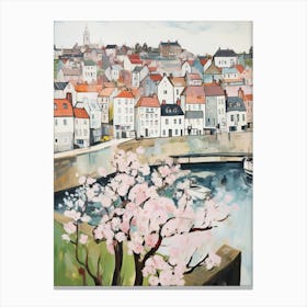 Whitby (North Yorkshire) Painting 3 Canvas Print
