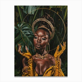 'The Golden Girl' Canvas Print