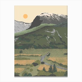 Ben Nevis Mountain Scotland Art Print Canvas Print