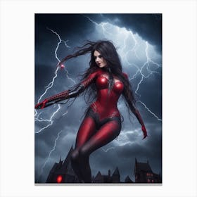 Spider Woman Canvas Print
