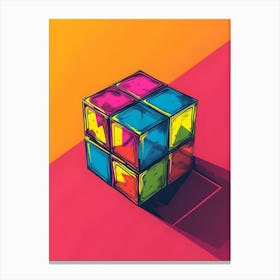 Rubik'S Cube Canvas Print