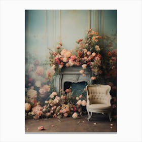 Room With Flowers Canvas Print