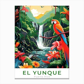 Puerto Rico El Yunque Travel Canvas Print