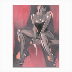 Sensual woman Canvas Print