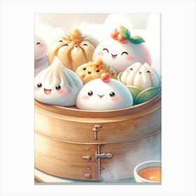 Chinese Dumplings 3 Canvas Print