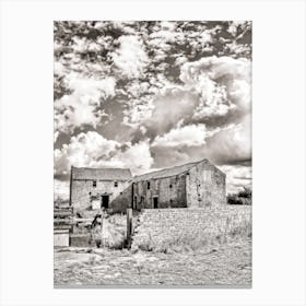 Derelict Farm Barn Skyscape (2008) Canvas Print