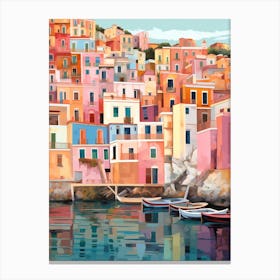 Brightly Colored Buildings Canvas Print