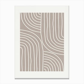 Abstract Wave Pattern Canvas Print