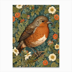 William Morris Robin 2 Canvas Print