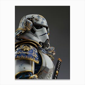 Stormtropper As A Vintagepunk Samurai 18 Canvas Print