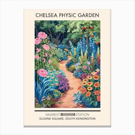 Chelsea Physic Garden London Parks Garden 2 Canvas Print