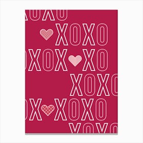 XOXO Canvas Print