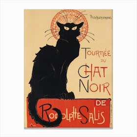 Tournee Du Chat Noir Canvas Print