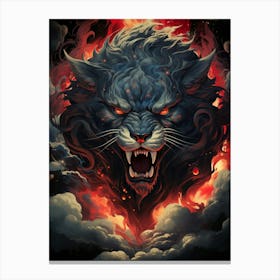 Wolf Devil 2 Canvas Print