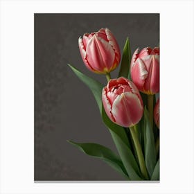 Tulips In A Vase 4 Canvas Print